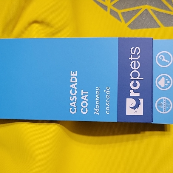 COPY - Rcpets Cascade dog coat yellow 20" - Picture 3 of 12